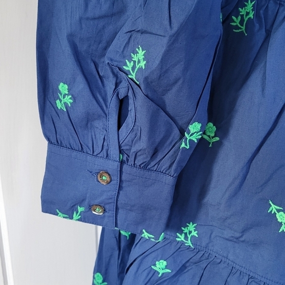 Hatley Maddy Popover Embroidered Flower Dress - Picture 8 of 14